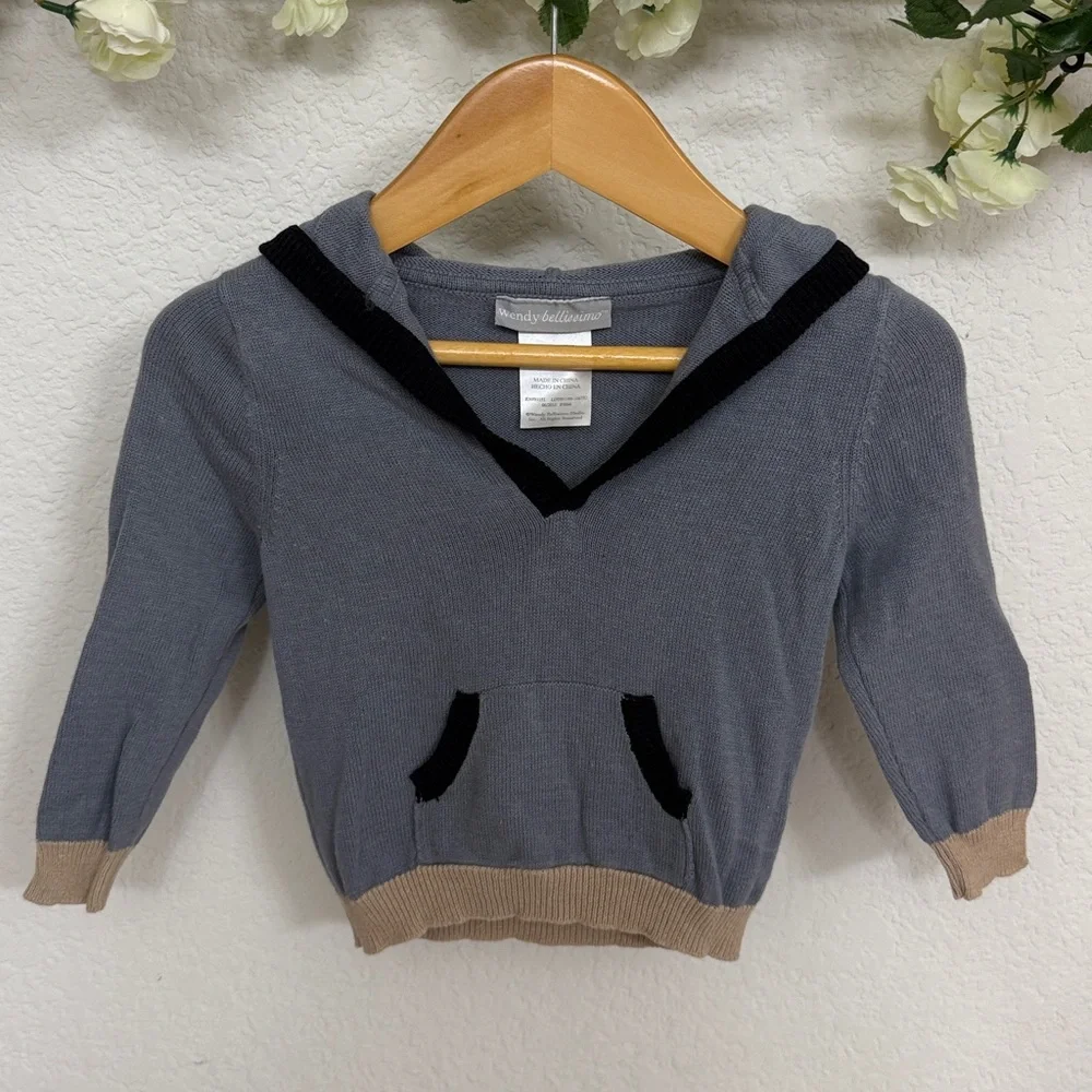 Wendy Bellissimo • Boys Knit Hoodie Corduroy Pants 2 Piece Outfit Set